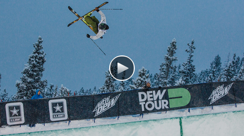 David Wise Wins Superpipe Event at Dew Tour Breckenridge