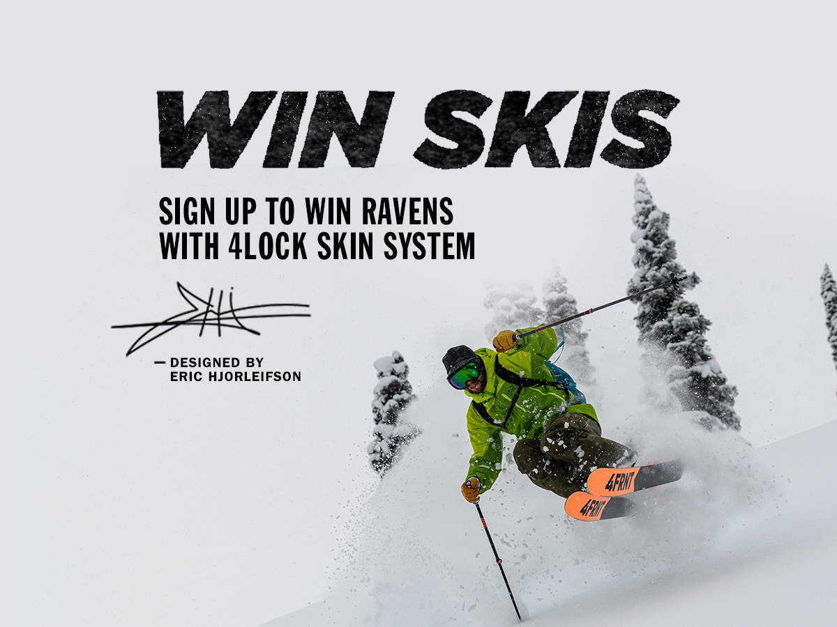 RAVEN 4-LOCK GIVEAWAY – 4FRNT Skis