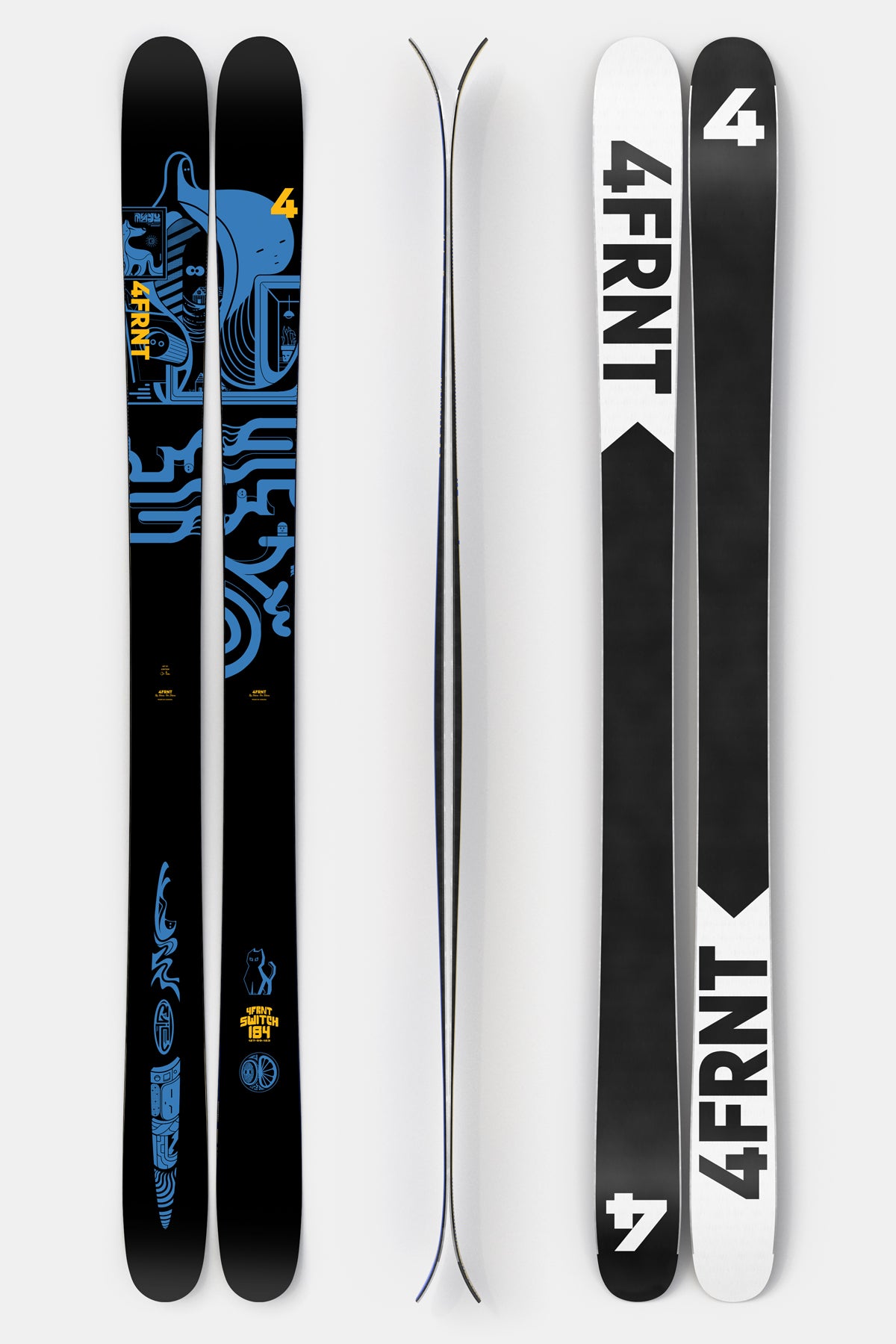 4FRNT Switch - Best All Mountain Freeride Ski – 4FRNT Skis