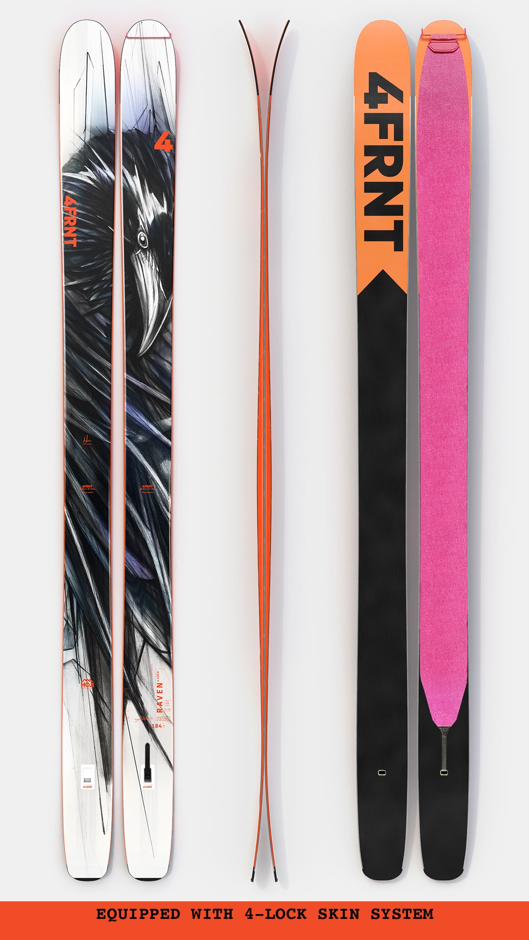 4FRNT Stash - 23/24 Raven Blemish – 4FRNT Skis