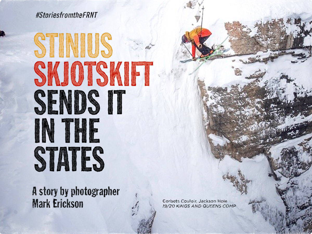 Stinius Skjotskift Sends Corbet's Couloir