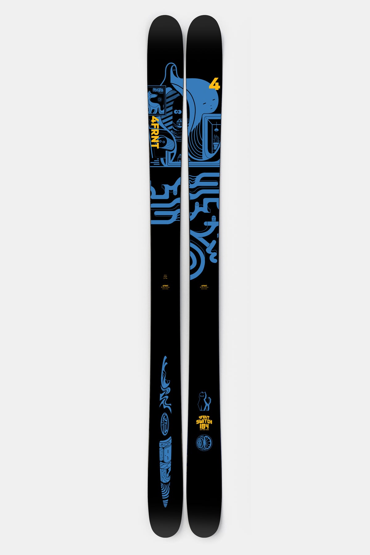 4FRNT Switch - Best All Mountain Freeride Ski – 4FRNT Skis
