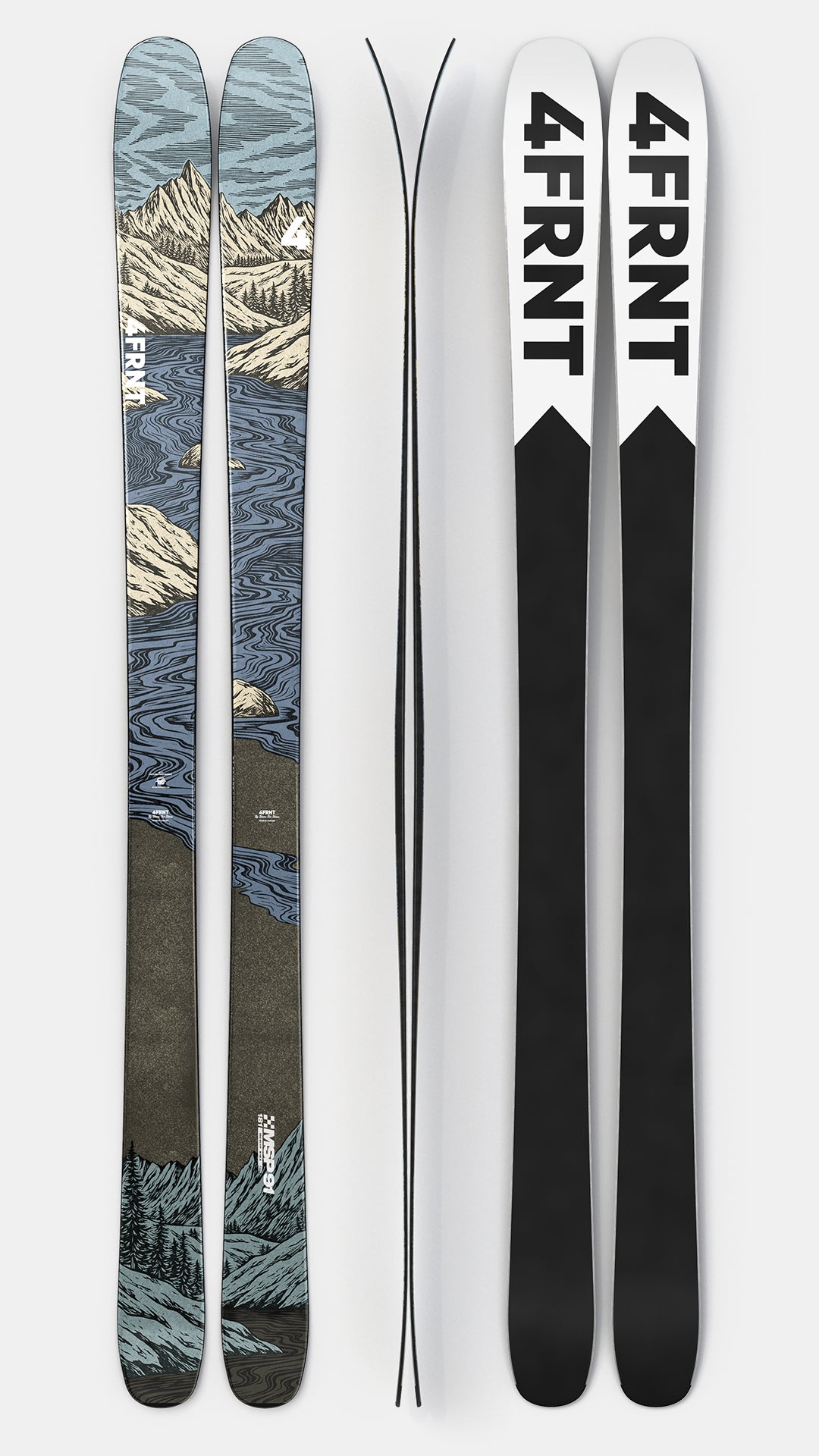4FRNT Hoji Ski - Award Winning Powder Skis – 4FRNT Skis