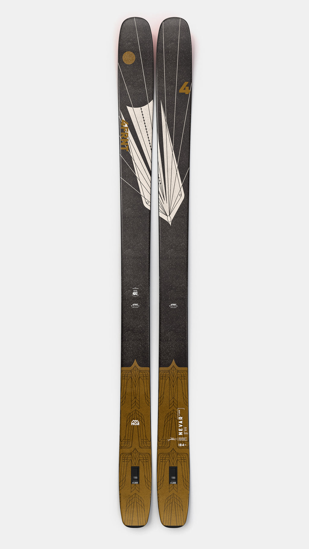 4FRNT Nevar - Cambered Touring Ski – 4FRNT Skis