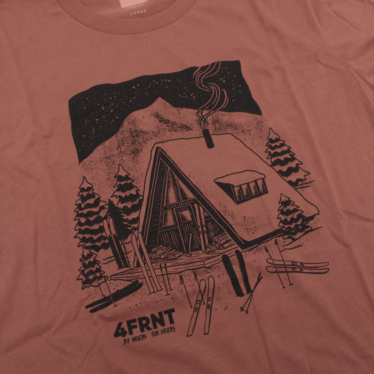 the detail view of the BC cabin shirt