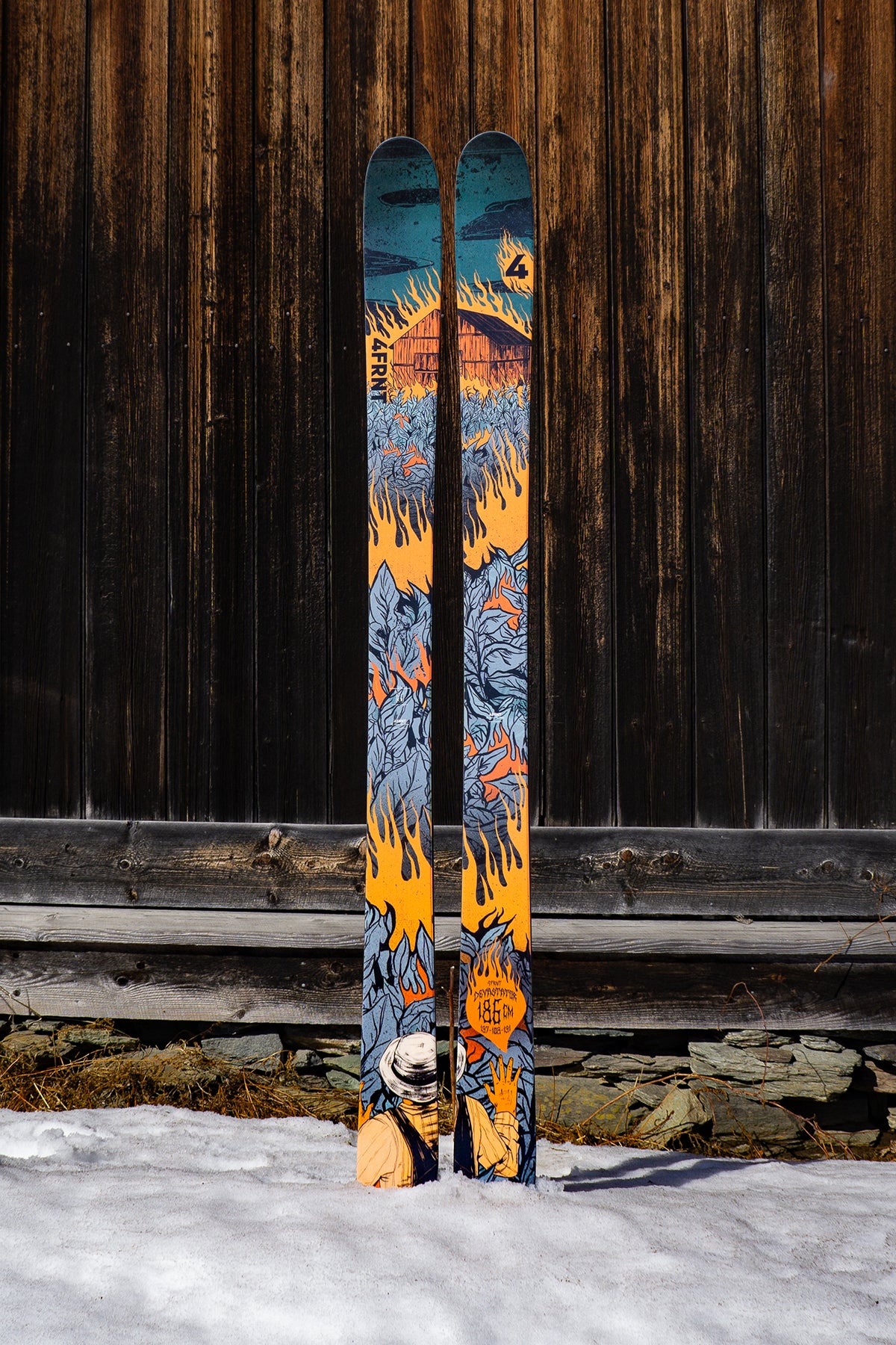 4FRNT Devastator - All Mountain Freeride Ski – 4FRNT Skis