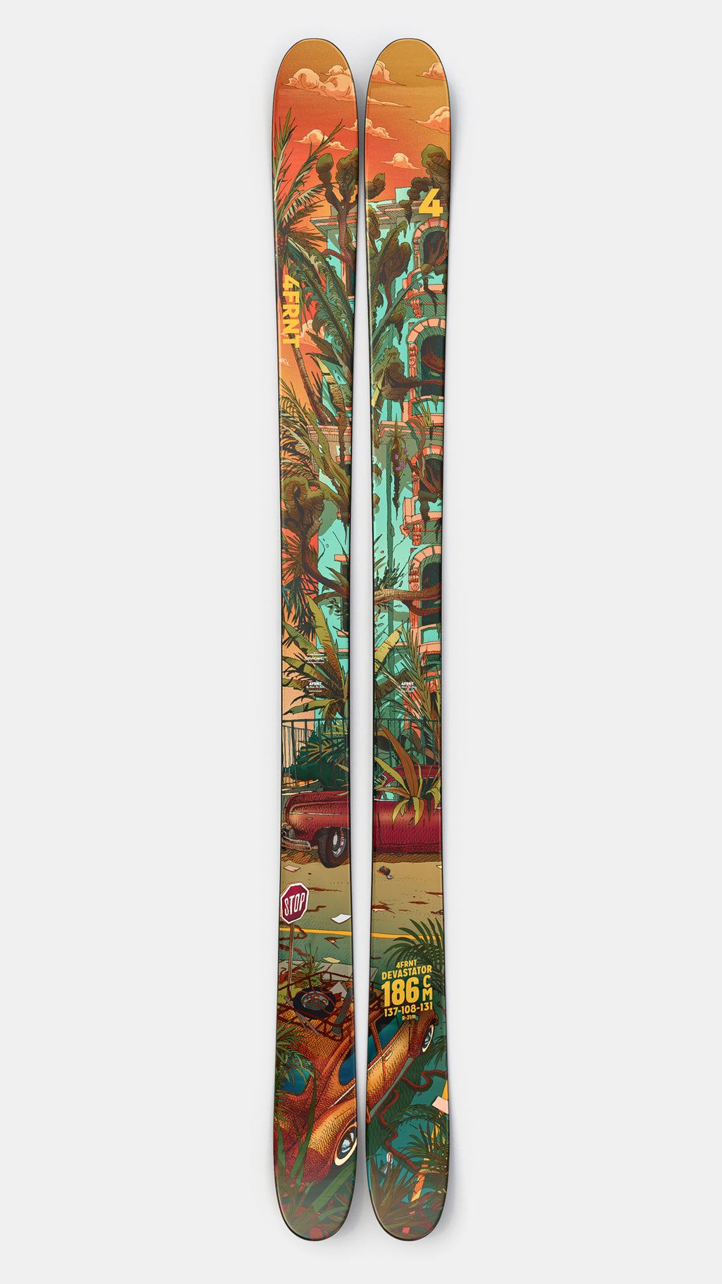 4FRNT Devastator - All Mountain Freeride Ski – 4FRNT Skis