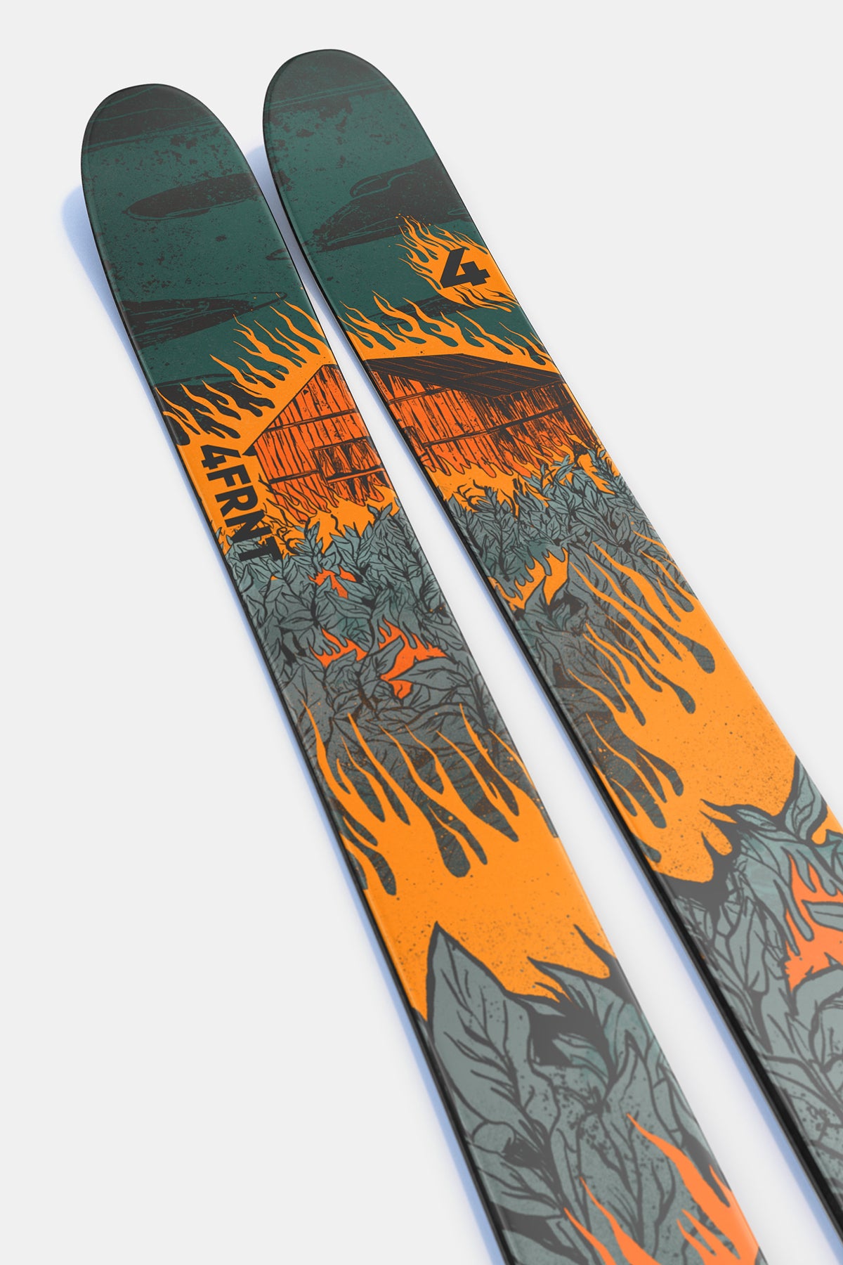 新品 4FRNT DEVASTATOR 184 &amp; MARKER GRIFFON 4FRNT Devastator - All Mountain Freeride Ski – 4FRNT Skis
