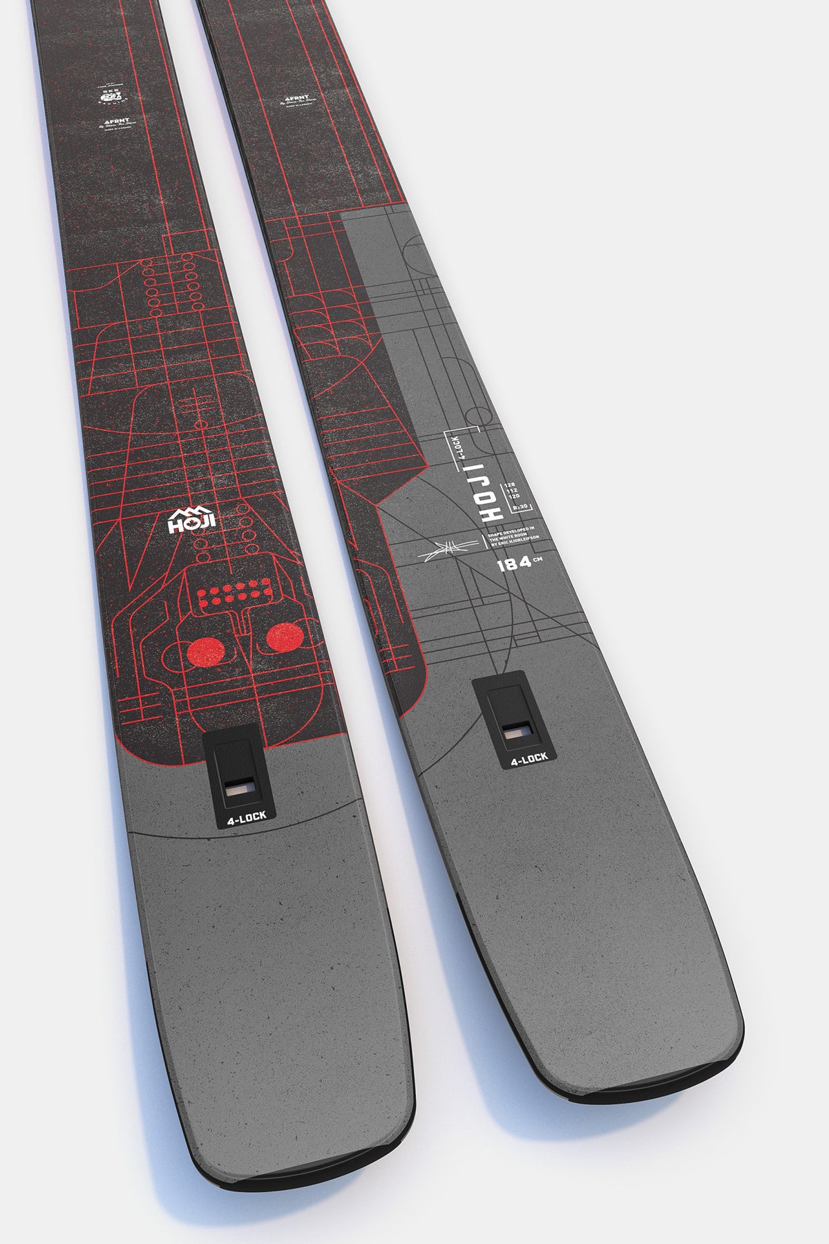 4frnt hoji 179 cm skis with salomon z12 bindings HOJI