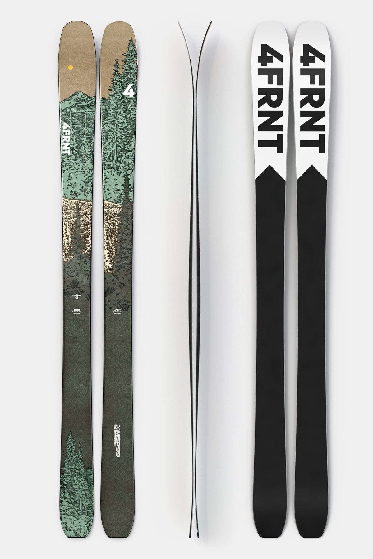 【タイムセール！】 99 MSP - Skis 4FRNT - Ski Frontside Mountain All スキー