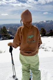 Pole Plant Hoodie - Brown