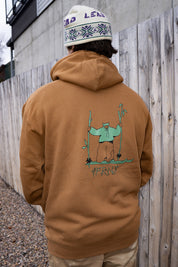 Pole Plant Hoodie - Brown