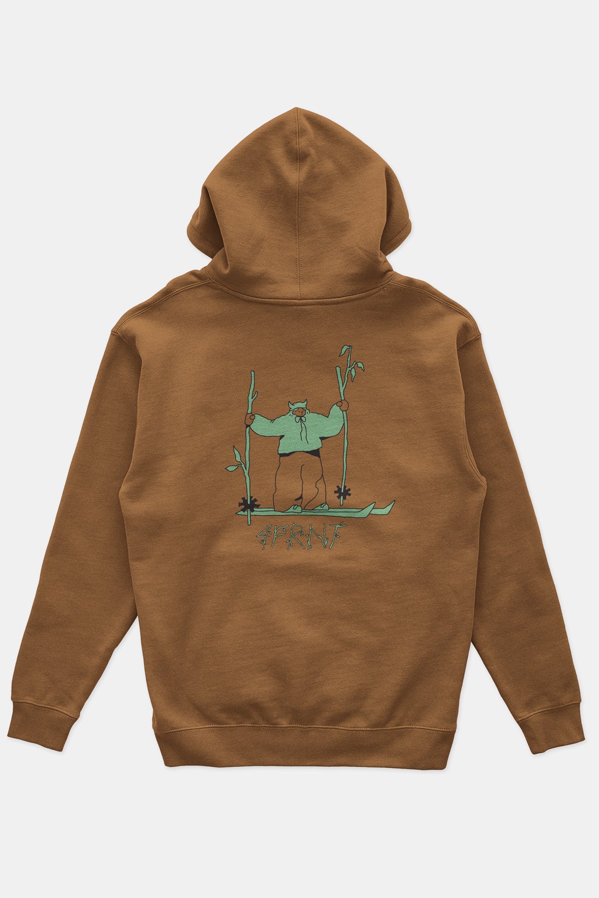 Pole Plant Hoodie - Brown