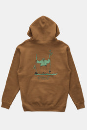 Pole Plant Hoodie - Brown