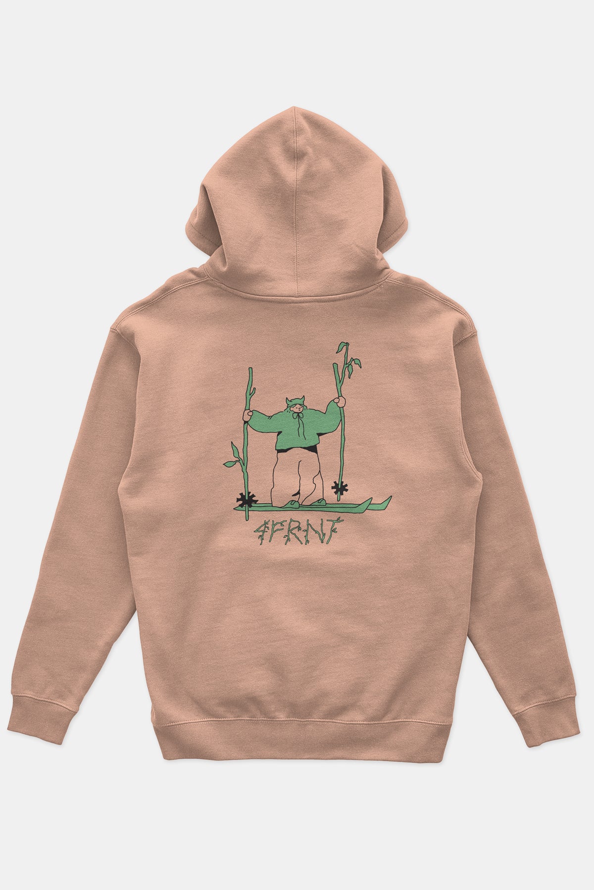 Pole Plant Hoodie - Dusty Pink