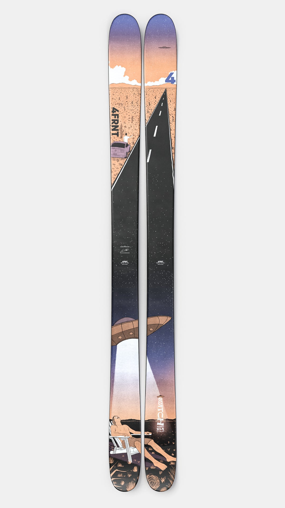 Snowbrains: Devastator [Gear Review] – 4FRNT Skis