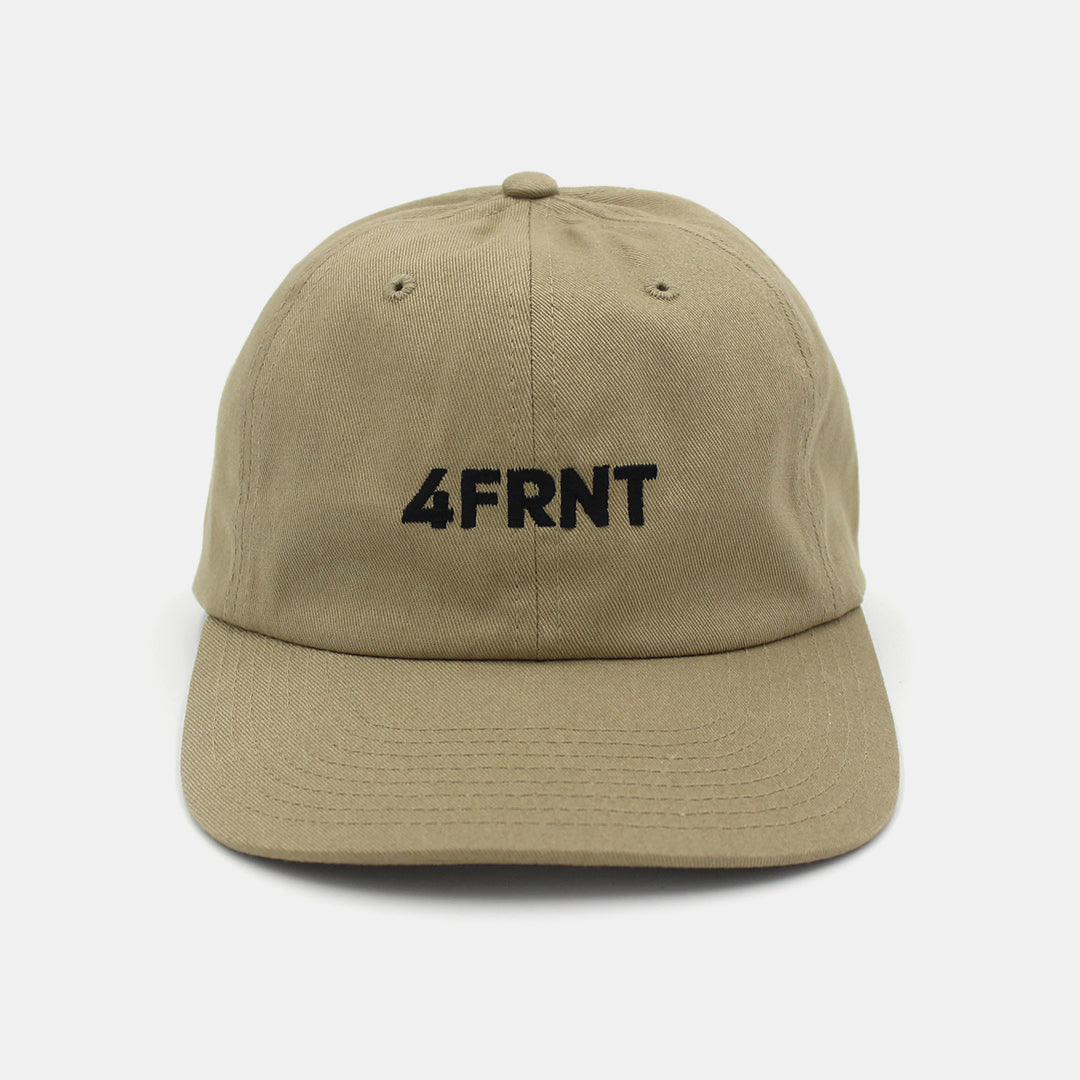 the front view of the driftwood 4frnt dad hat