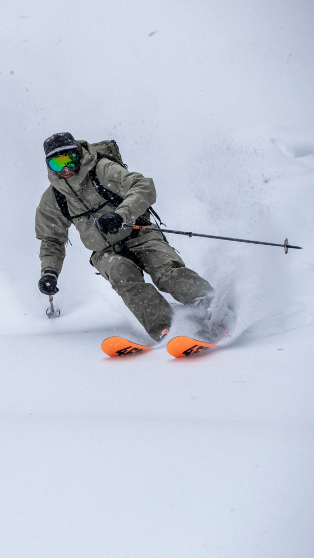 Hoji - All Mountain Powder Ski - 4FRNT Skis Hoji - All Mountain Powder Ski - 4FRNT Skis