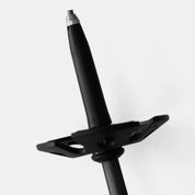 MFG fixed grip ski poles detail view of the tip and basket